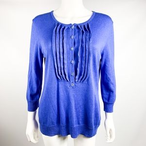 💫Liz Claiborne NY Women's Sweater Deep Blue Sz L